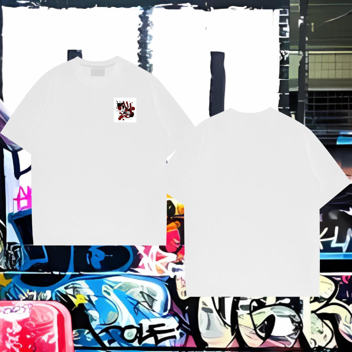Fashion Design Beach Men Tops Tees skull Short Sleeve O-Neck 230g 100% Cotton Men T Shirts TOP Quality Oversized 3XL 4XL Wear
