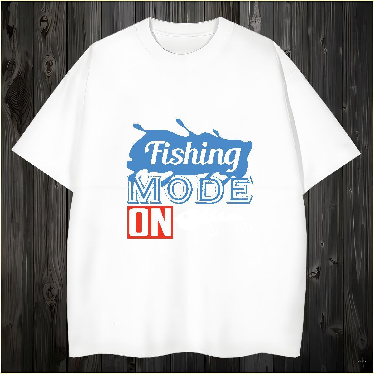 Popular fish Mens T Shirts High Street Hip Hop Tshirt for Man Woman 230g 100% Cotton Wholesale Pure Cotton Customized Tees