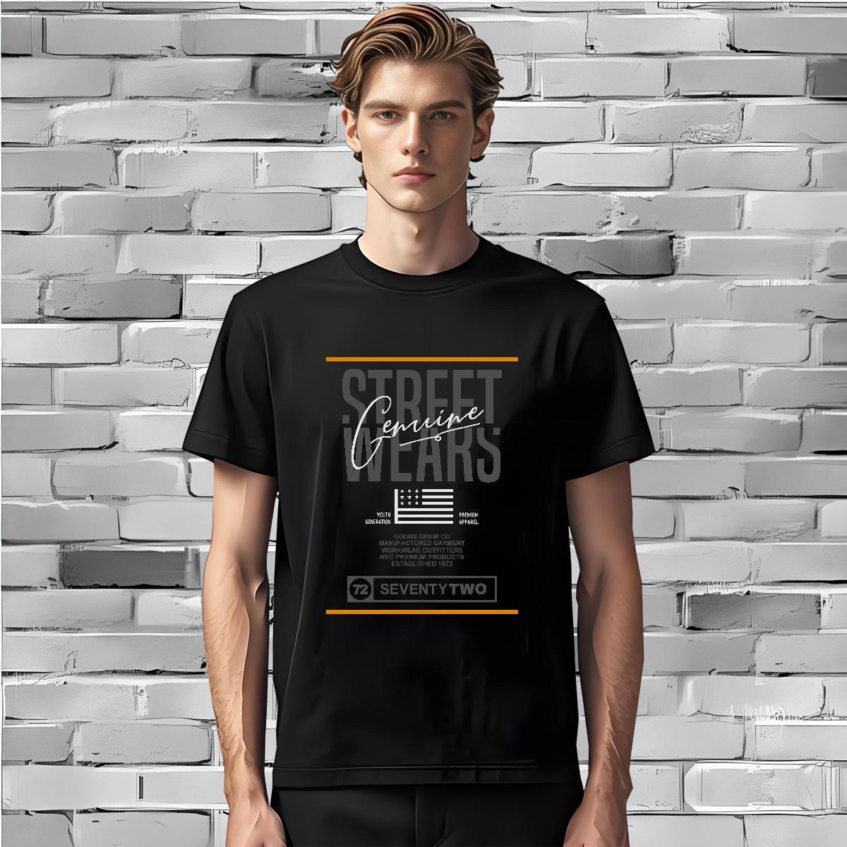Wholesale letter T Shirt For Man Home Outdoor Mens Tshirts 230g 100% Cotton Fashion New Short Sleeve O-Neck DIY Printed Clothes