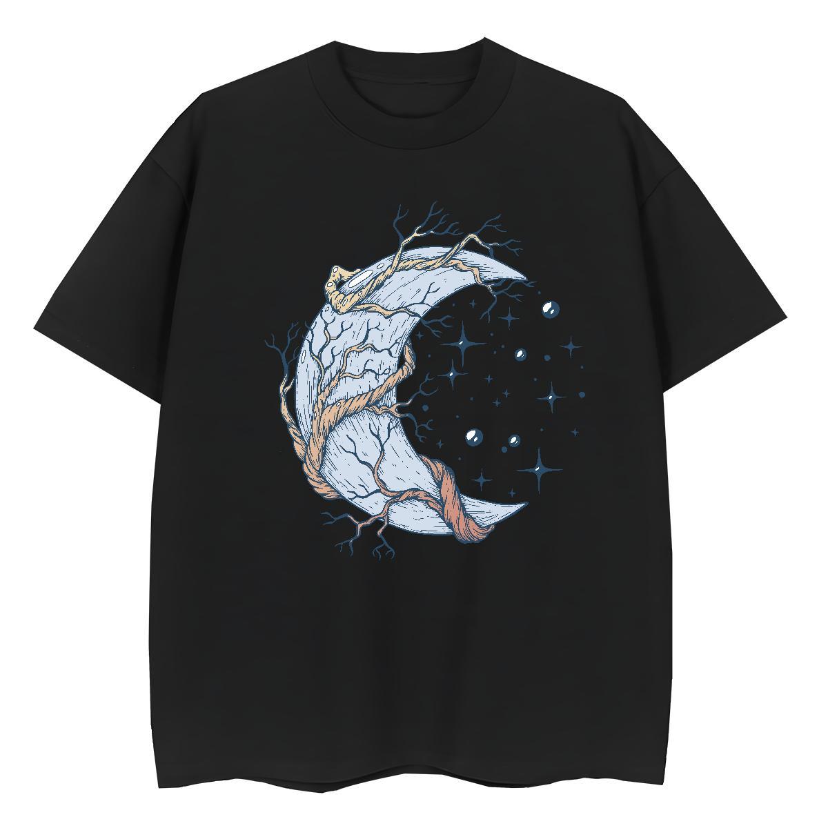 Stylist T shirt Crew Neck Breathable 230g Cotton Unisex Tshirts Black White ET Daily Outfit Wholesale Tee Shirt