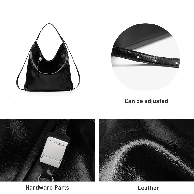 LA FESTIN Original Versatile Backpack for Women y2k Bag Large Capacity Shoulder Crossbody School Messenger 240821