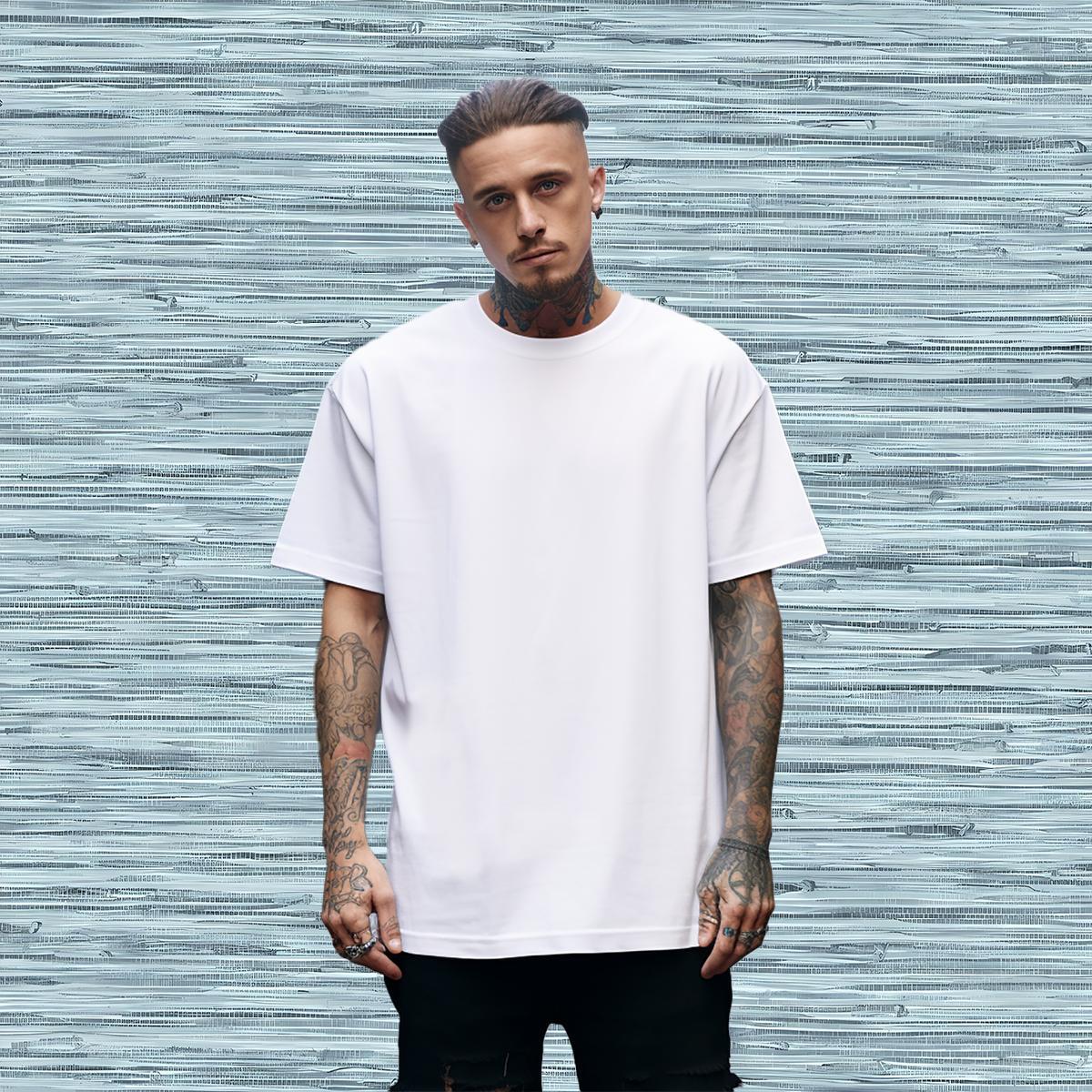 Stylist Outdoor Men Clothes T-Shirt joker Breathable Short Sleeve 100% Cotton 230g T shirt Comfortable Custom Print Oversized Tshirts