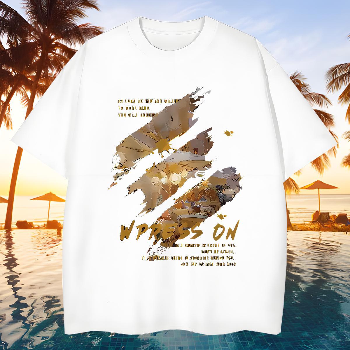 Designer Men Tops Tees 230g Pure Cotton Street painting Breathable Short Sleeve Man T Shirts TOP Quality Black Oversized Polos
