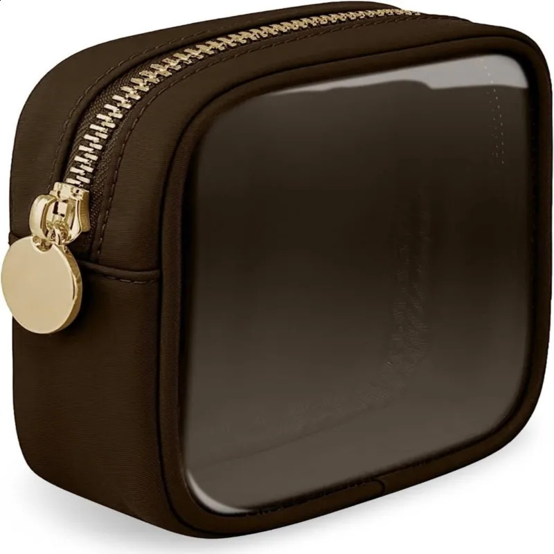 Multi functional PVC makeup bag waterproof zipper small storage organizer 240822