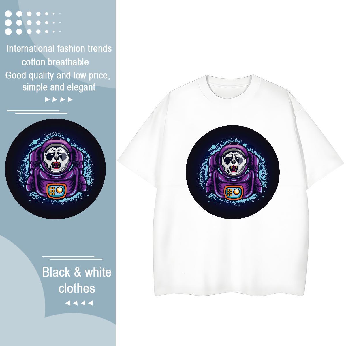 Designer Nice Couples T Shirts 230g Cotton universe Casual Sport T shirt Breathable Short Sleeve Anime Oversized Tops Tees