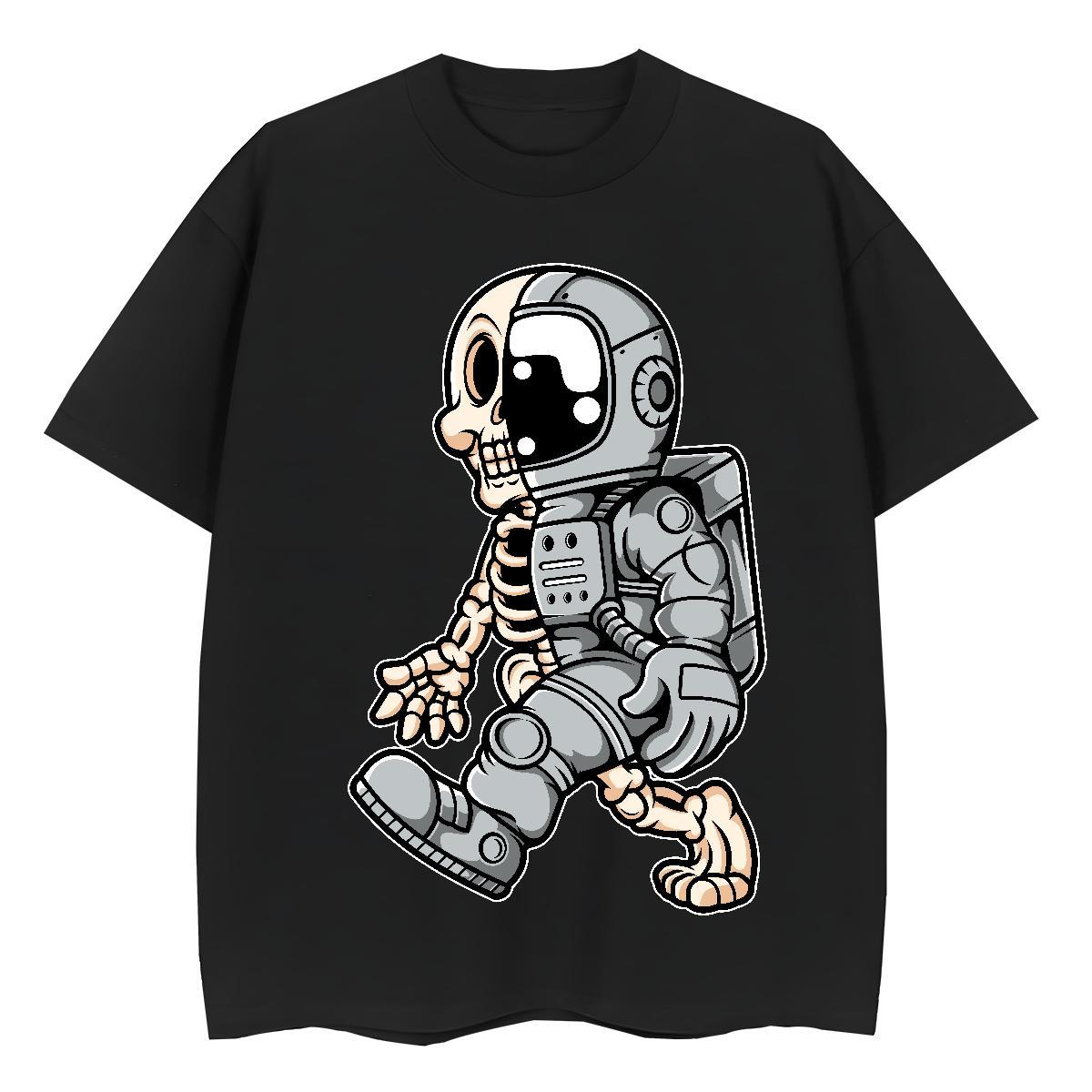 Soft Women Tshirts 230g Pure Cotton universe Spring Summer T-Shirts for Women Breathable DIY Anime Tees Shirts