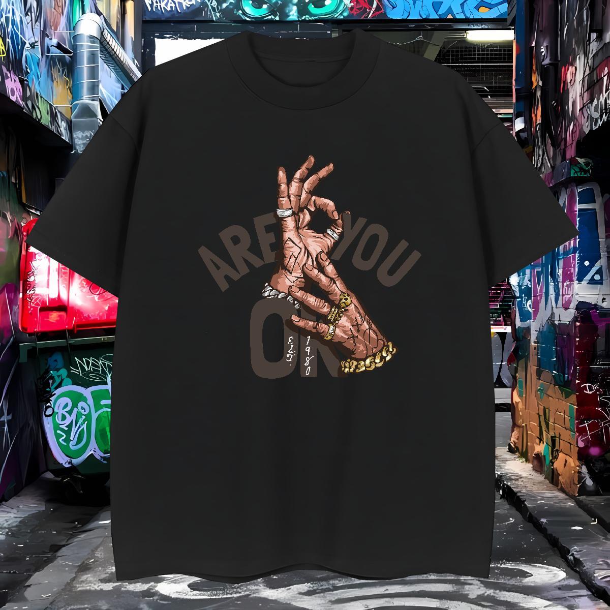 Designer hand- Men T Shirts Daily Wear Tshirts 100% Cotton 230g Brand Breathable Short Sleeve Skull Clothings