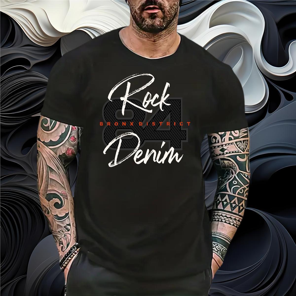 Classic 84 Men T Shirts High Street Hip Hop Men Tops Tees 230g Cotton Fashion Designer Breathable Short Sleeve DIY Logo Oversized Wear