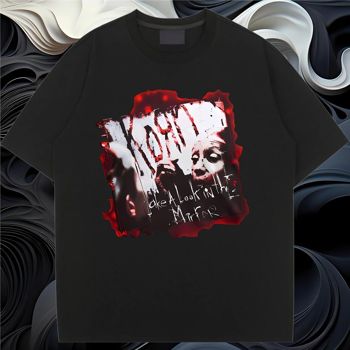 Nice Lady T shirt 100% Cotton 230g scary Spring Summer Woman T Shirts Round Neck Short Sleeve Custom Cartoon Tops Tees