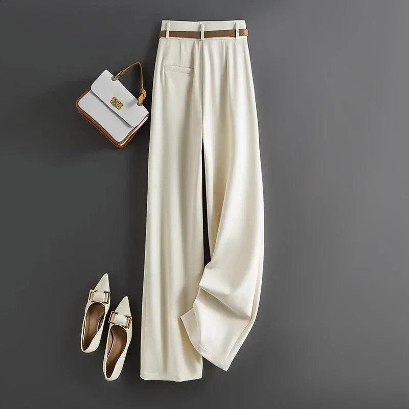 Dress Pants Work Office Long Womens Tailoring Female Trousers Casual Harajuku Slacks All Medium Y2k Streetwear Elastic One Size 240821
