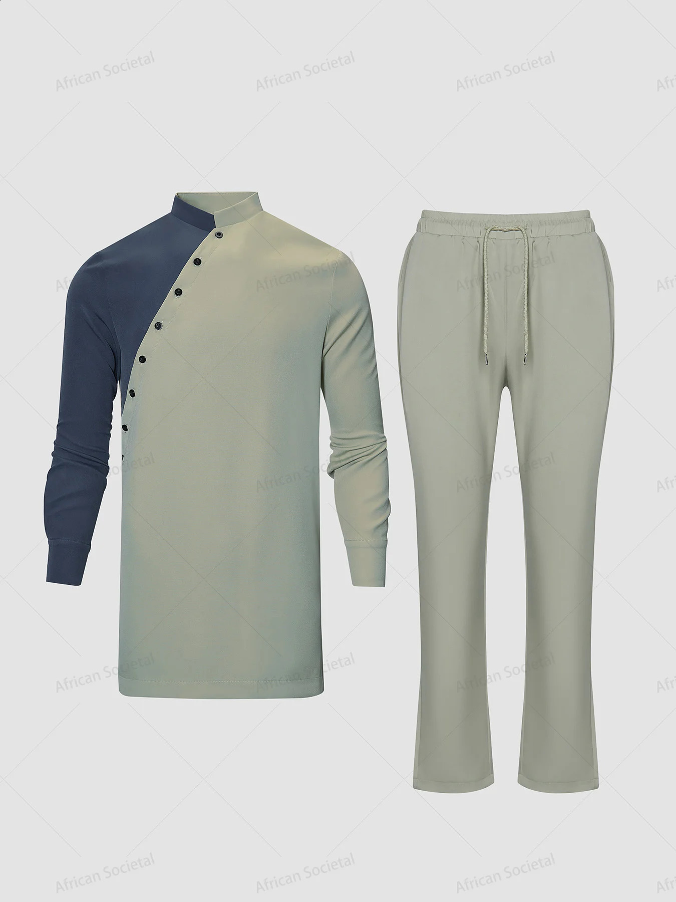 Nigerian Men Traditional Outfits Shirts And Pants 2 Piece Sets South African Kaftan 2024 in Elegant Fashion Costumes Suits 240821