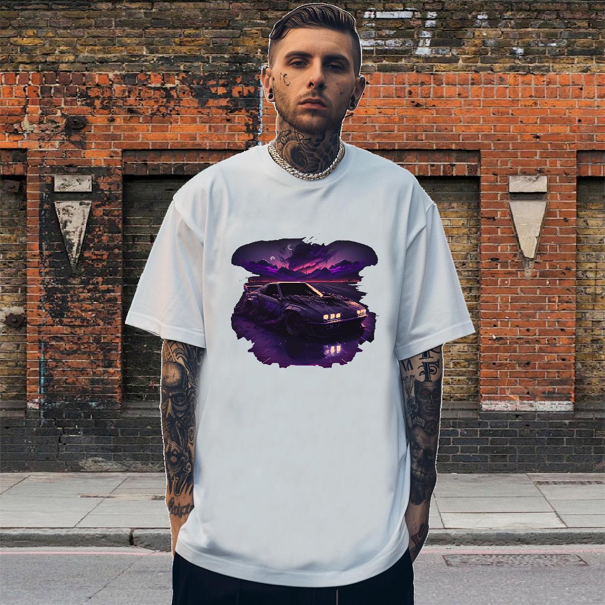 Classic Tshirts Street Casual 230g Cotton Custom Big Size Breathable Short Sleeve beach Man T Shirts 2024 Designer Clothes