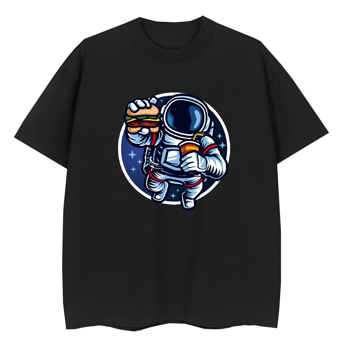Designer Nice Tshirt for Man Woman 230g Cotton cosmonaut Summer Casual T Shirt For Woman Crew Neck Custom Print Plus Size Wear