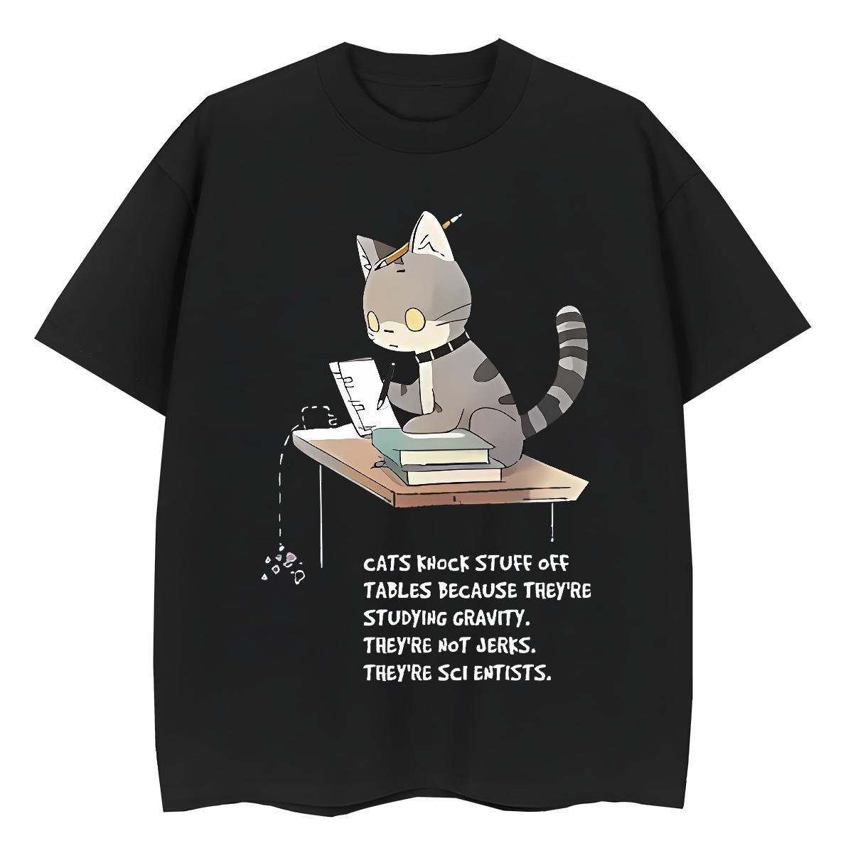 Brand T Shirts Women Breathable Crew Neck 230g Pure Cotton Couples T Shirts Custom Cartoon cute Street Wear Popular Clothings