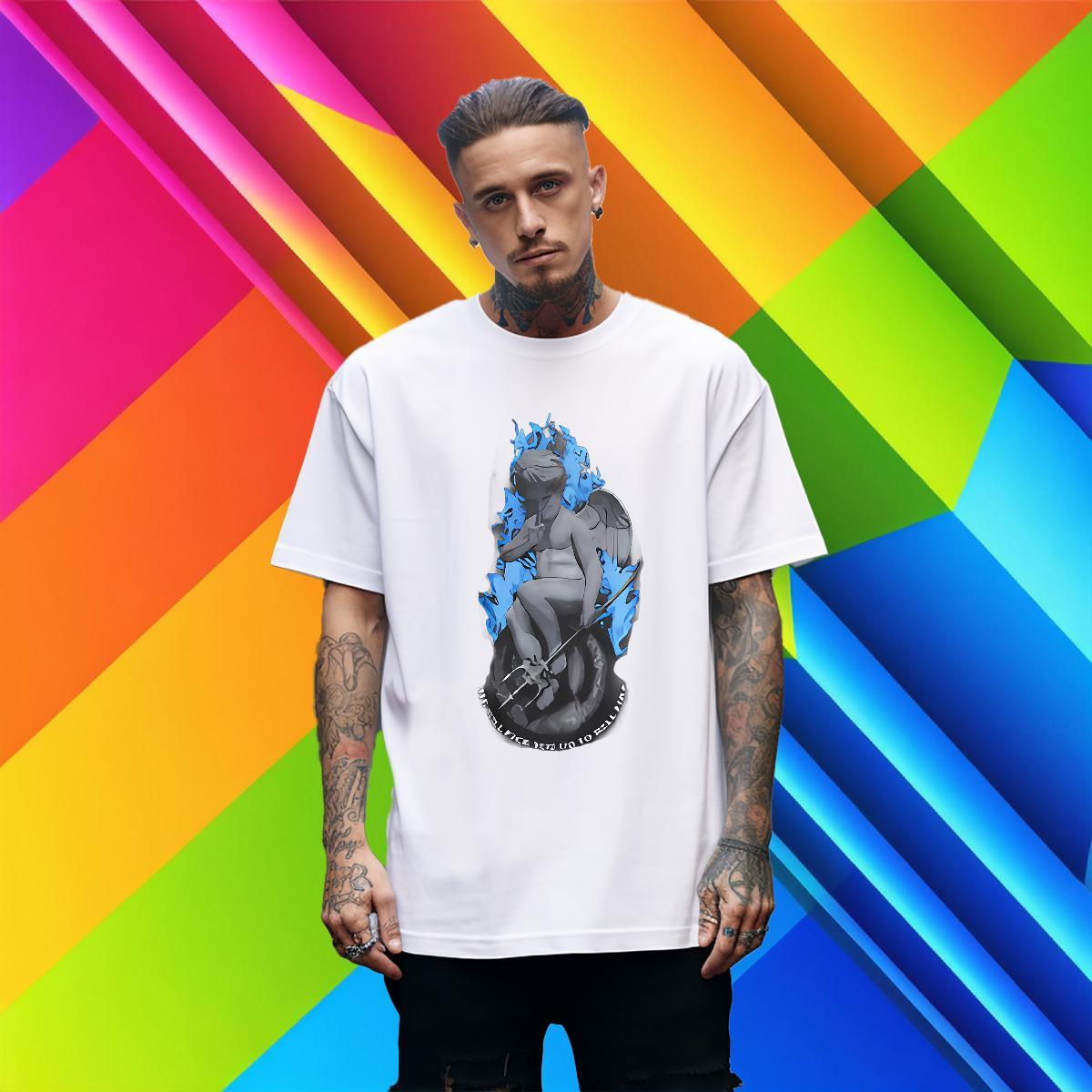 Popular T Shirt For Man 230g Cotton person Casual Beach Custom Print Plus Size Breathable Mens Tshirts Classic Casual Tops Shirt