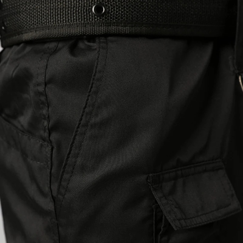 Mens waterproof cargo pants with elastic multi pocket military mens Trouser Dministrategic Pants Plus size tactical 240821