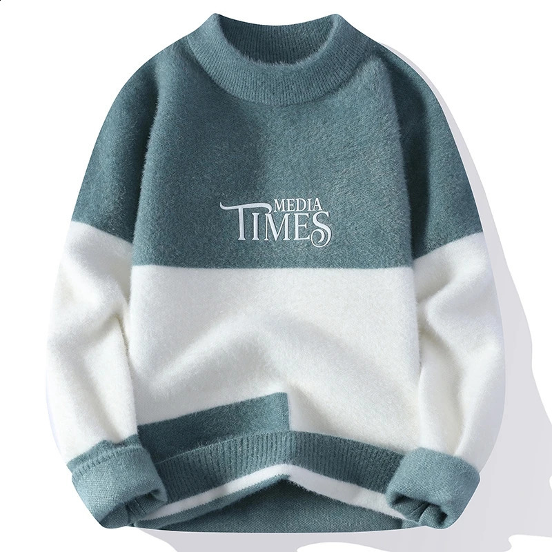 arrivals in High neck mens highquality sweaters for winter autumn fashion and floral 240821