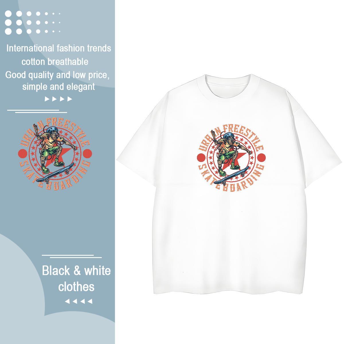 2024 Casual Womens T Shirts Short sleeve Soft 100% Cotton 230g Lady T shirt Oversized L-4XL character Sport 5A Clothes Shirt