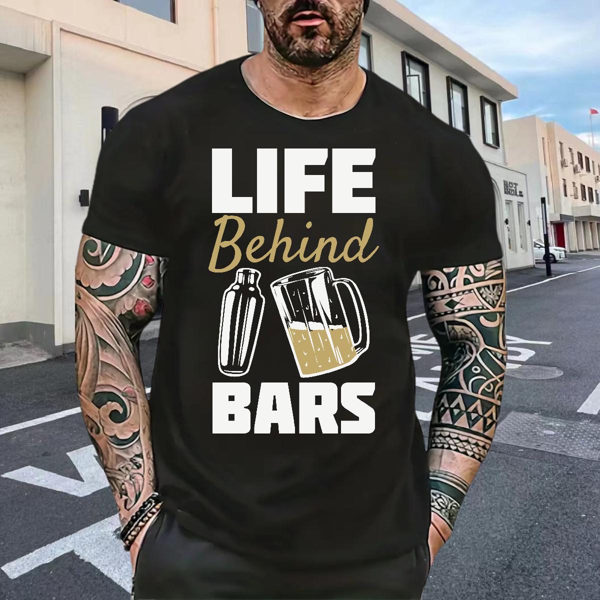 Wholesale Men Tops Tees Casual Beach 230g Pure Cotton Graphic Crew Neck letter T Shirt For Man New Polos