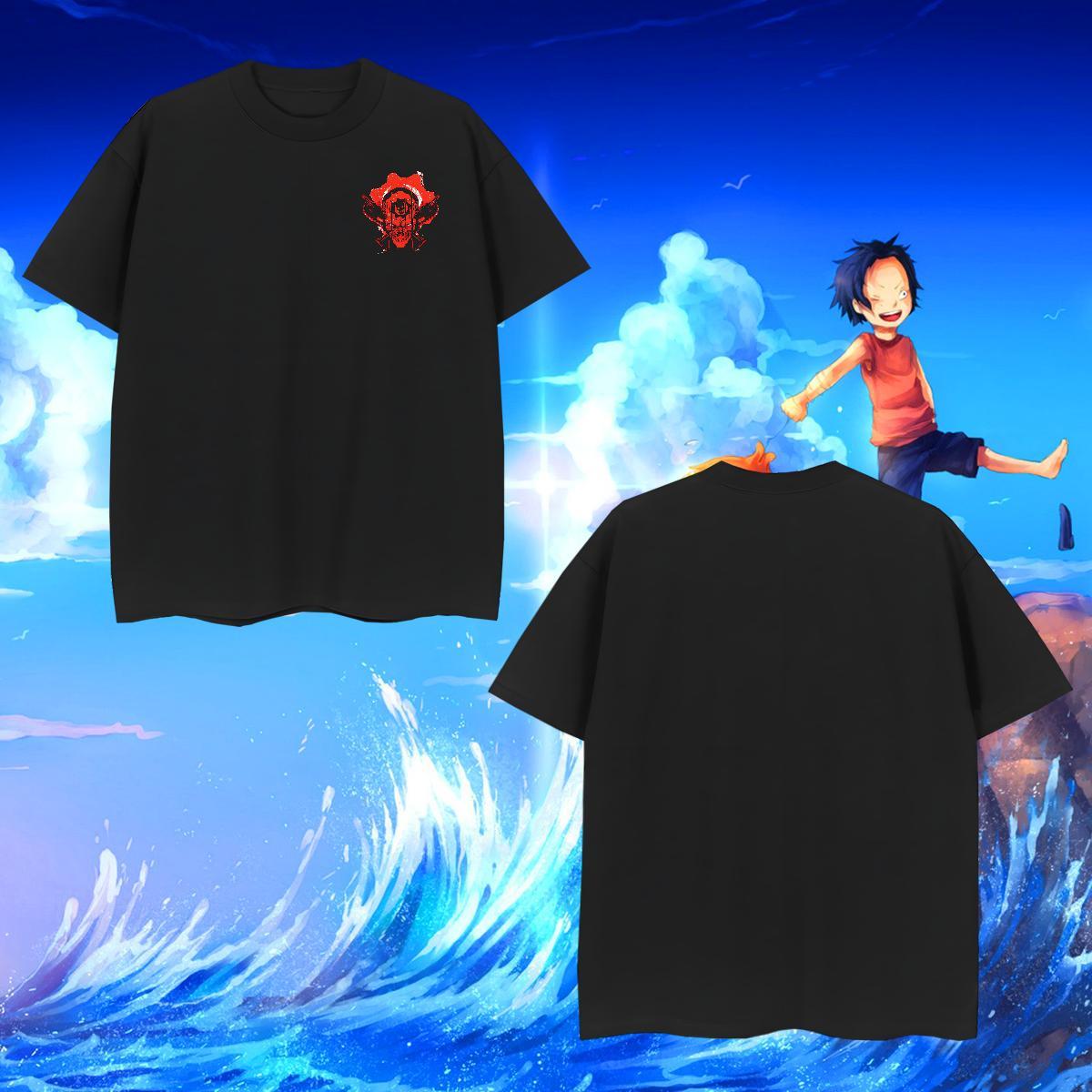 Customized Mens Tshirts 230g Cotton Spring Summer skull Breathable Short Sleeve T-Shirts for Men Free Shipping Cartoon Print Tops Shirt