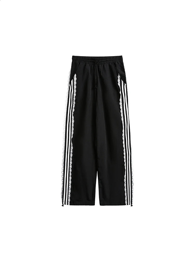 Women American Vintage 2000s Harajuku Sporty Pants Baggy Pantalones Trousers Y2k Japanese Goth Punk E-girl Loose Casual Joggers 240821