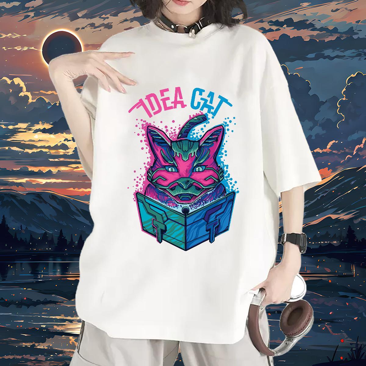 Fashion Casual Woman T Shirts Short sleeve Soft 100% Cotton 230g Unisex Tshirts Graphic letter High Street Hip Hop Wholesale Polos