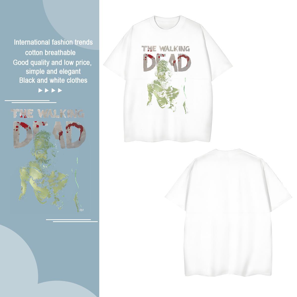 New Designer skull Tshirt for Man Woman 100% Cotton 230g T shirt Asian Size Home Outdoor Crew Neck Breathable High Quality Tees