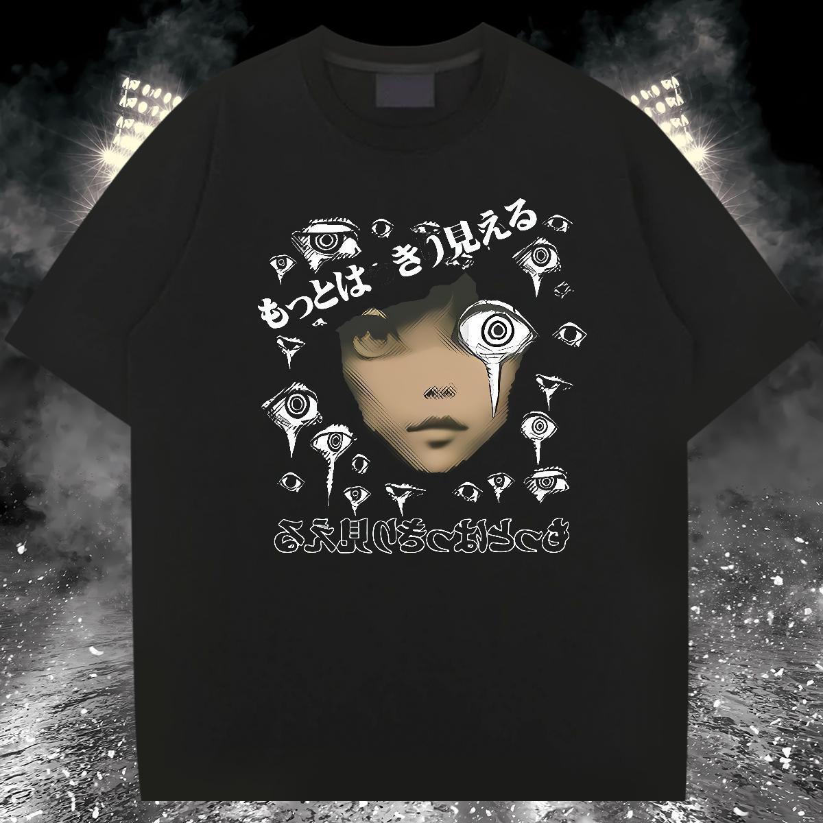 Brand girl face Mens T Shirts Street Casual Mens Tshirts 230g Pure Cotton Fashion Casual Breathable Soft Plus Size Custom Tops Shirt