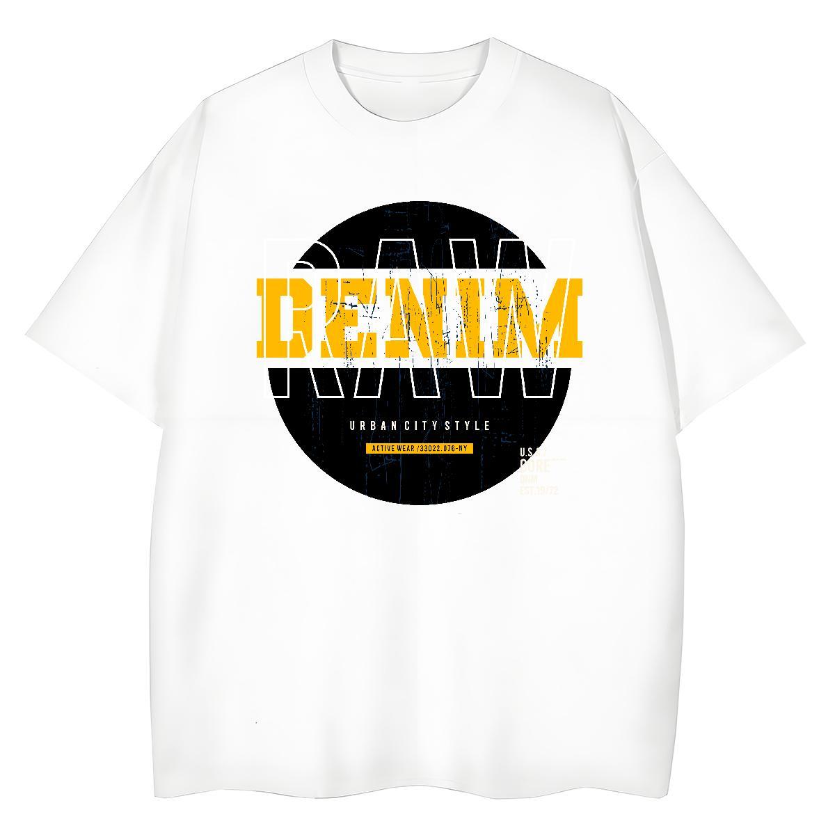 Designer Women Tees 230g Cotton letter Street Wear T-Shirts Round Neck Short Sleeve Cartoon Anime Clothes