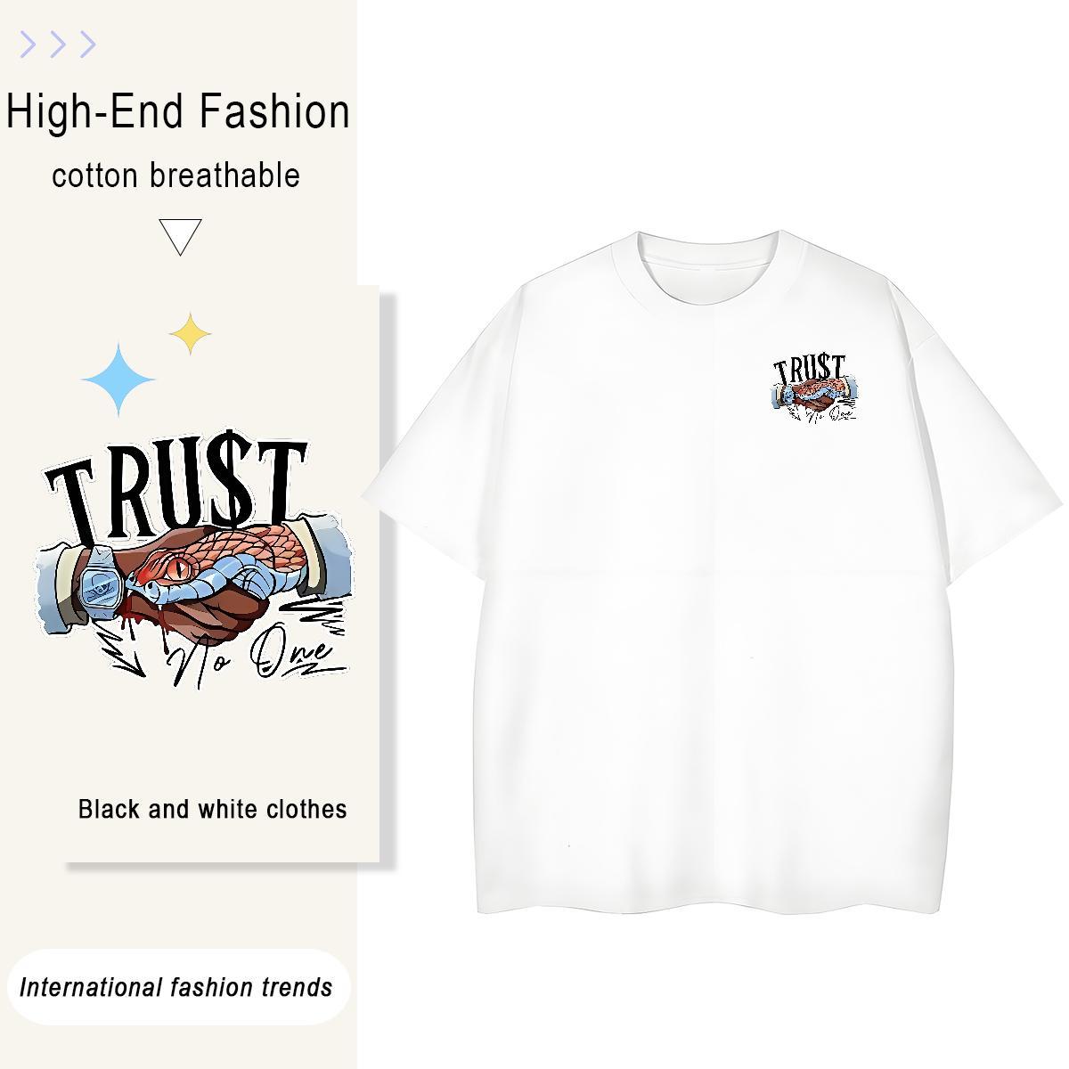 Soft Women Tshirts 230g 100% Cotton snake Summer Casual T shirt Breathable Short Sleeve Oversized L-4XL Tee Shirt