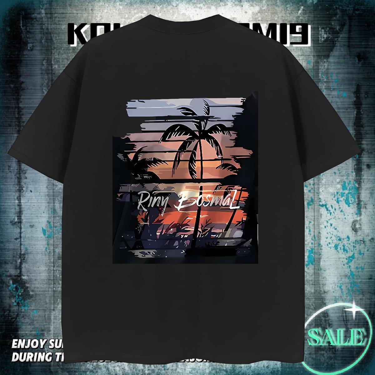 Classic Tshirt for Man Woman Casual Daily Wear 230g Pure Cotton Custom Anime Breathable Crew Neck scenery Man T Shirts Classic Casual Tees Shirts