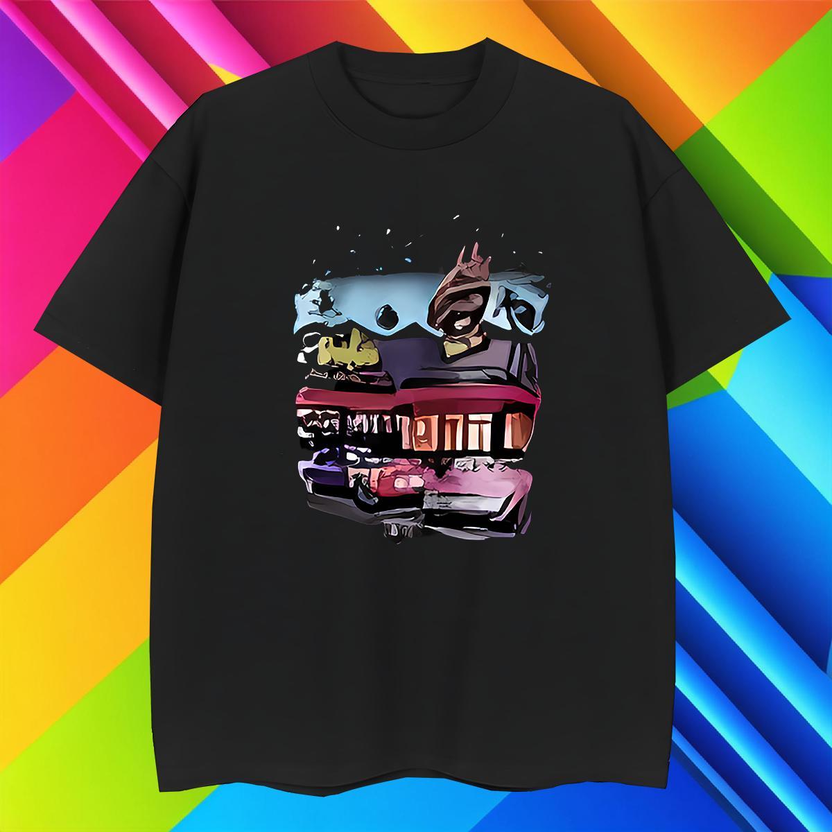 Soft Men Tees Casual Daily Wear 100% Cotton 230g Anime Breathable Short Sleeve car T-Shirts Fashion New Tops Shirt