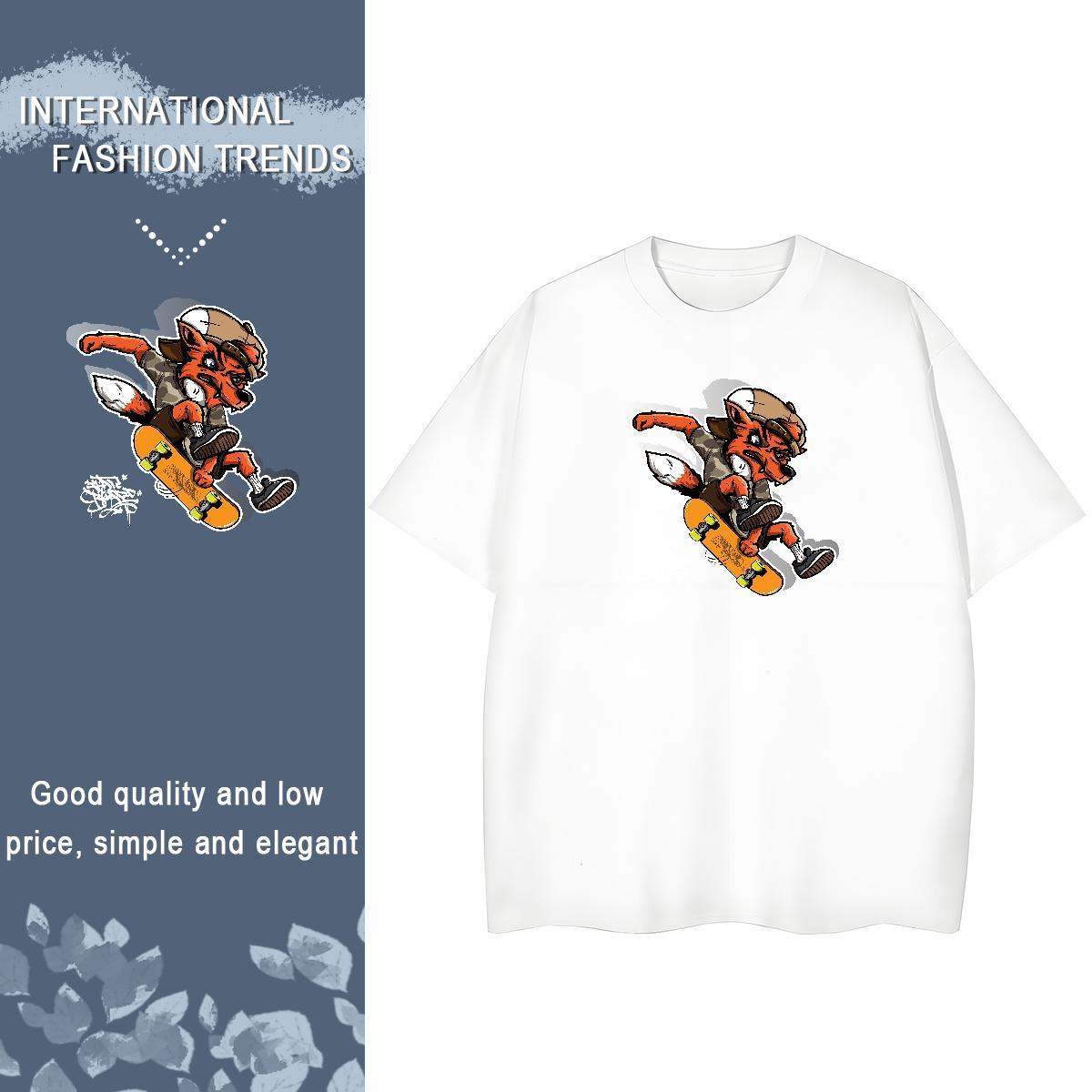 Fashion New Womens T Shirts Crew Neck 100% Cotton 230g Women Tees Custom Print Plus Size wolf Daily Outfit Designer Nice Polos