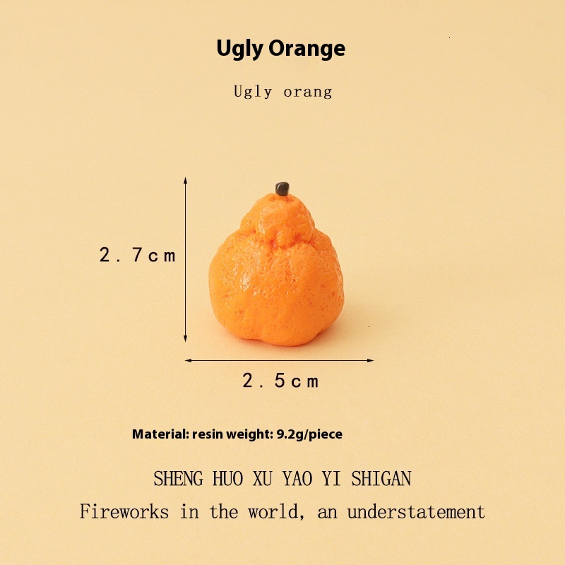 Elegant Artisanal Fig & Loquat Decorative Items for Handcrafted Accessory Enhancements - Unique Mini Ornament Set