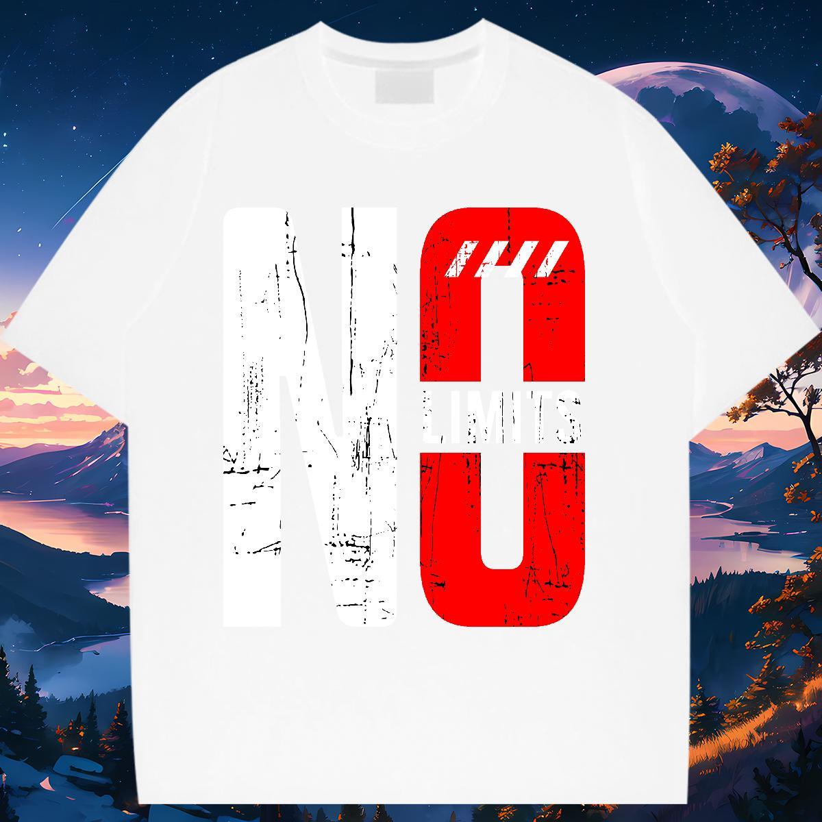Brand Unisex Tshirts 230g 100% Cotton letter High Street Hip Hop Woman T Shirts Breathable Soft DIY Anime Printed Top Shirts