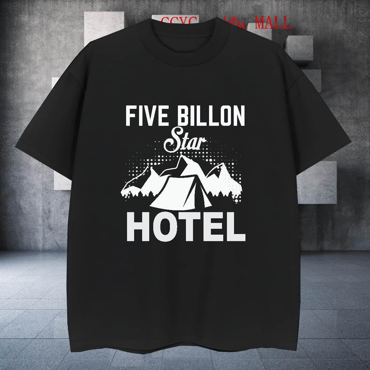 Wholesale Tshirts Summer Casual 230g Cotton Cartoon Print Breathable Short Sleeve five billon Star T shirt Casual New Tee Shirt