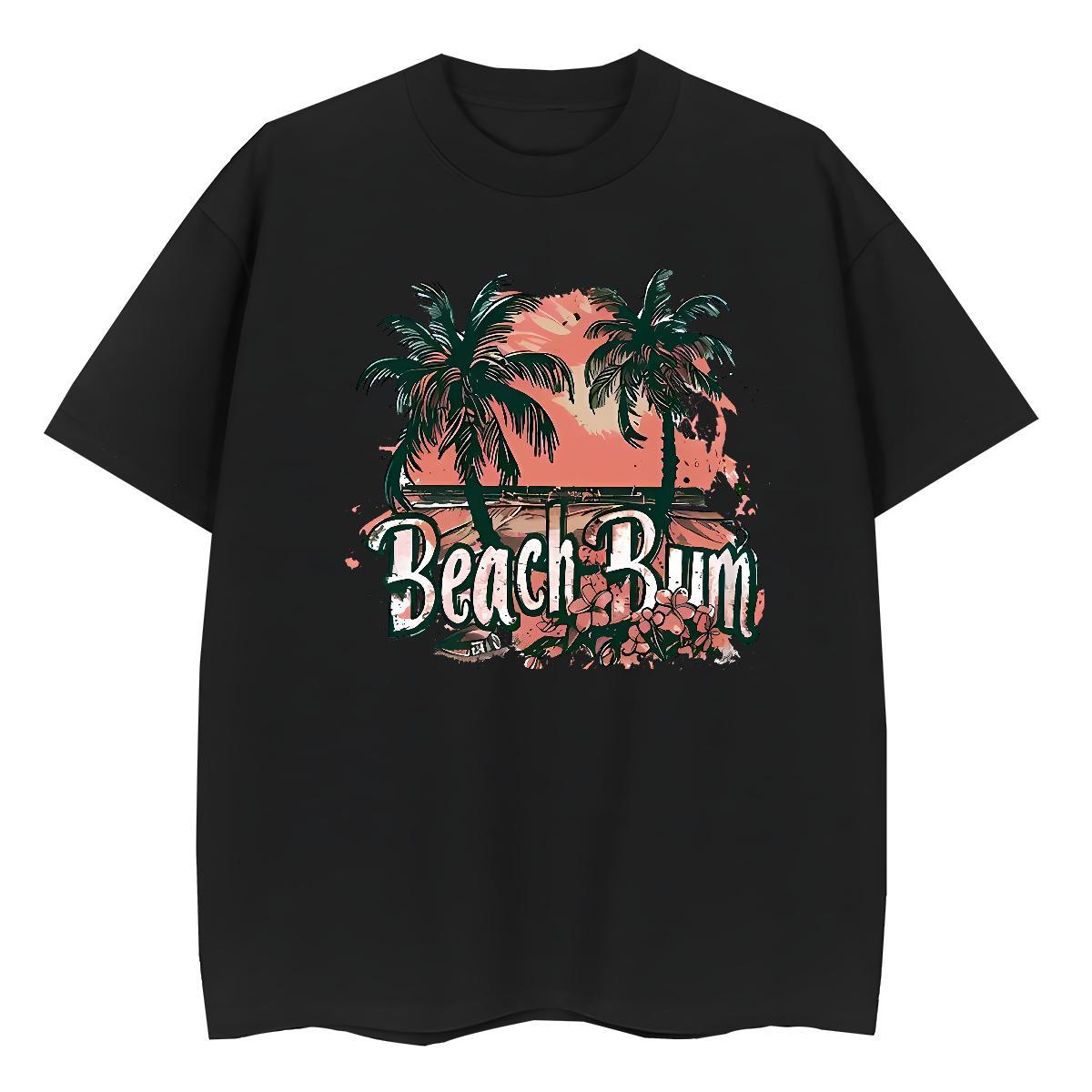 New T Shirt For Woman Comfortable 230g Pure Cotton Womens Tshirts DIY Anime beach Street Casual Soft Tops