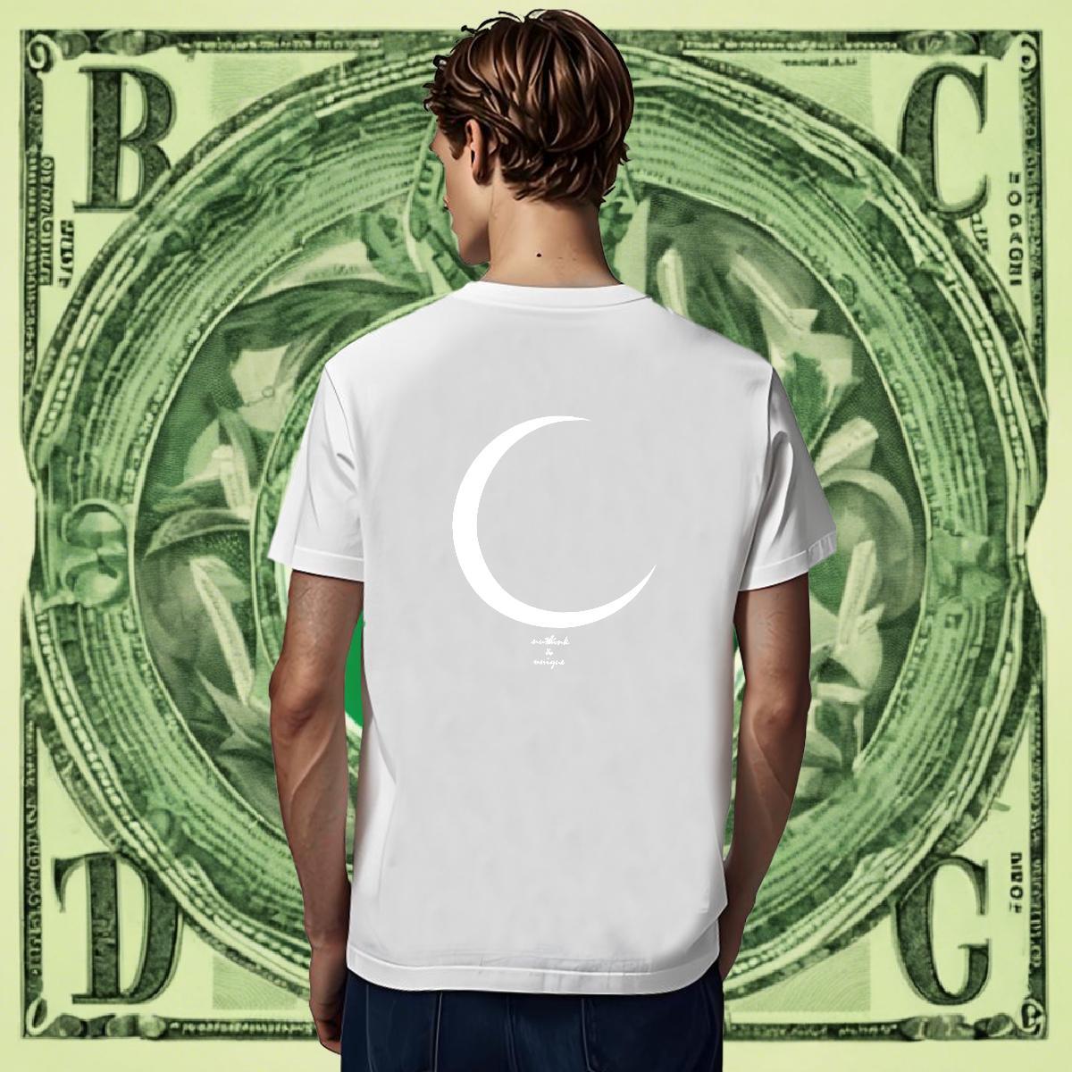 Designer Couples T Shirts Sports Casual 230g 100% Cotton Custom Anime Crew Neck moon Men T Shirts 2024 New Top Tees