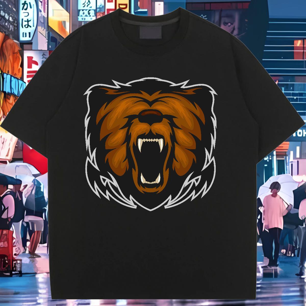 Designer T shirt Breathable Short Sleeve 230g Cotton Woman Tshirt Customized lion Casual Designer Nice Tops Shirt