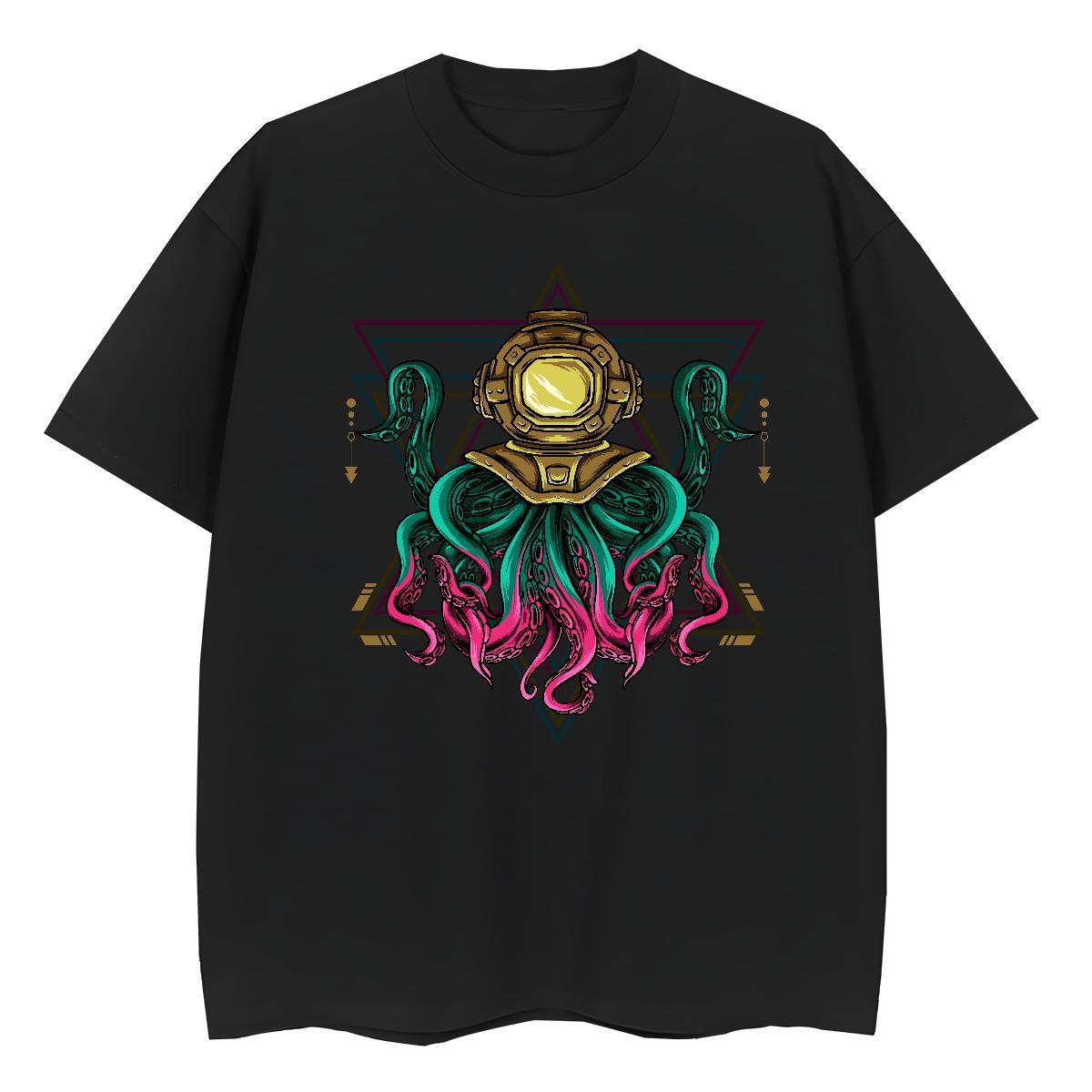 Fashion New Woman T Shirts O Neck Short Sleeves 230g 100% Cotton Couples T Shirts Cartoon Print ET High Street Hip Hop Designer Tops