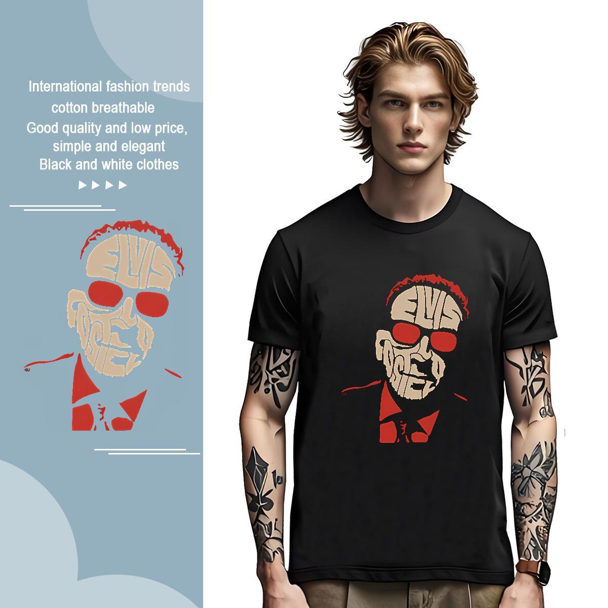 Custom man Men Tshirts 230g 100% Cotton T-Shirts for Men Oversized 3XL 4XL Street Crew Neck Cool Tops Shirt