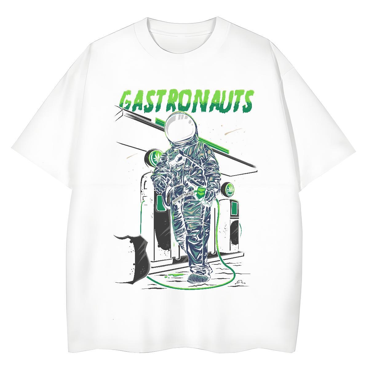 High quality Women Tees 230g Pure Cotton spaceman Home Outdoor T-Shirts Comfortable Customized Top Tees