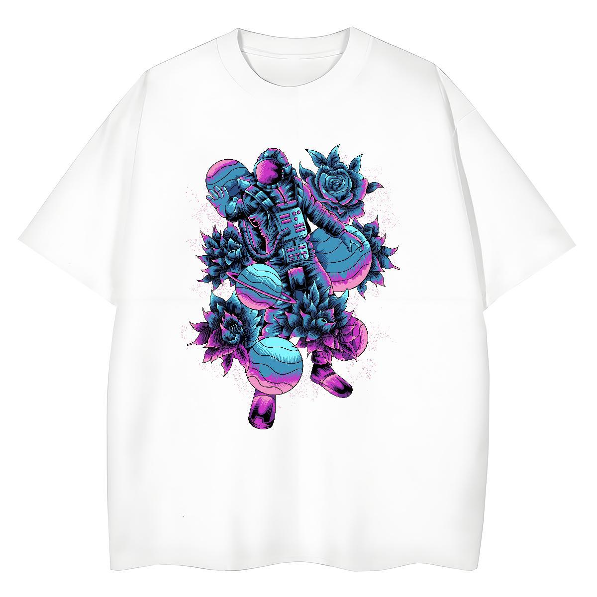 New Arrival T shirt Breathable Short Sleeve 230g Cotton Women Tshirts Custom Cartoon ET Casual Daily Wear Popular Tops Shirt