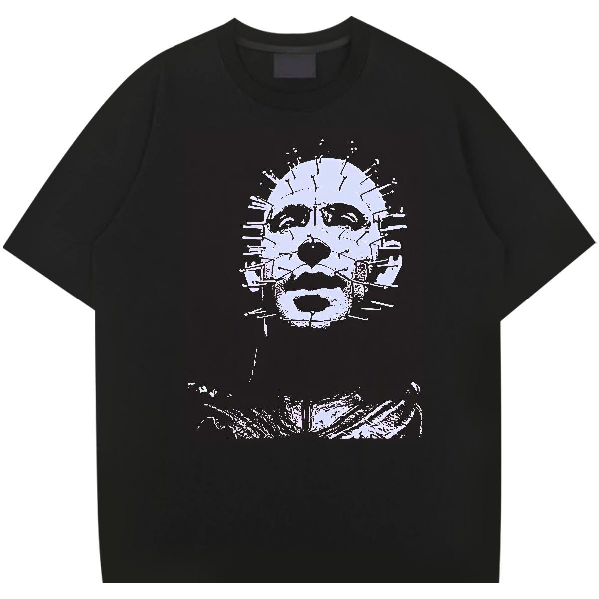 Fashion Design Sport Men Tees skull Breathable Short Sleeve 230g Cotton T-Shirts High Quality Custom Anime Tops Tees