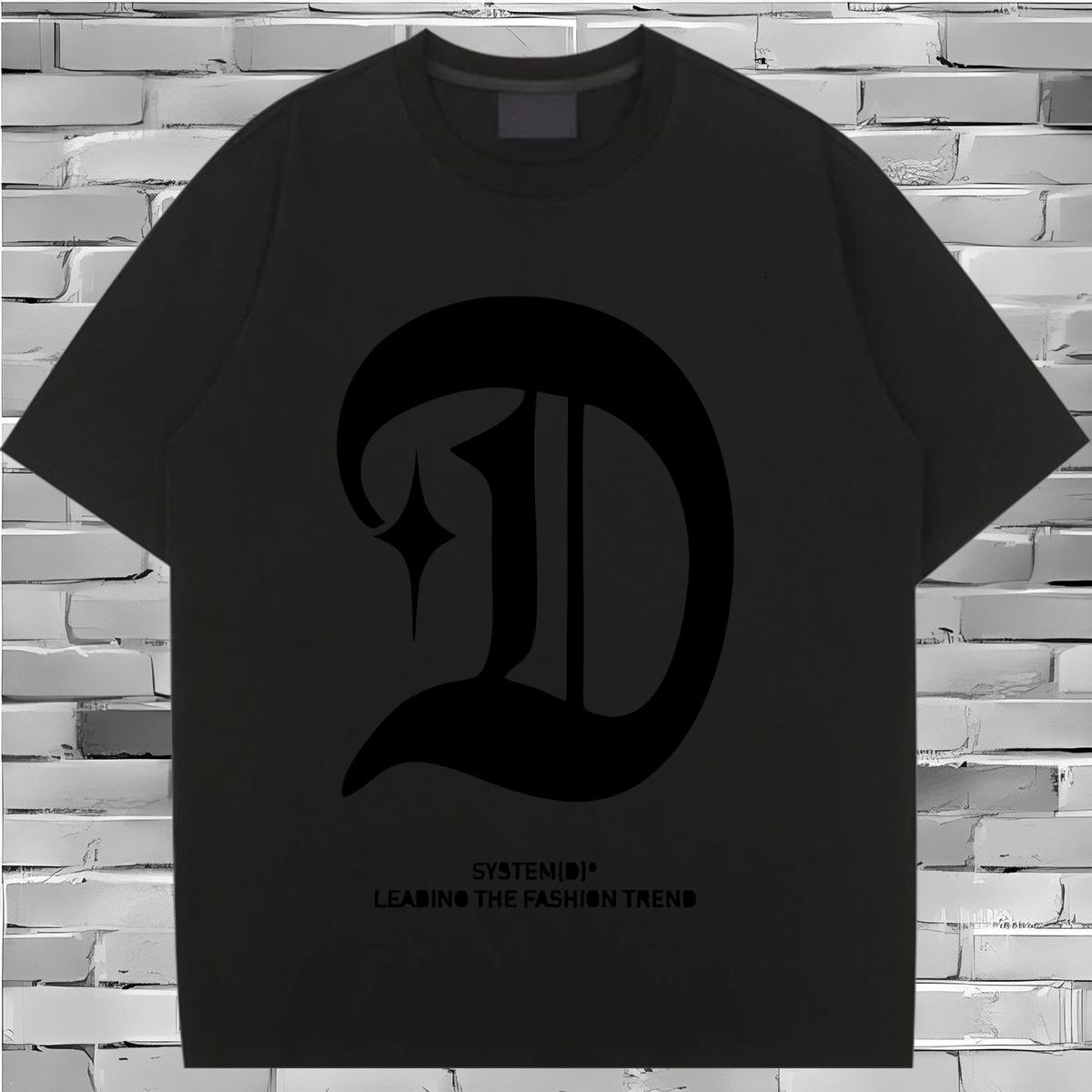 Comfortable Lady T shirt 230g Cotton letter Hip Hop T Shirts Women Short Sleeve O-Neck Cartoon Print Top Tees