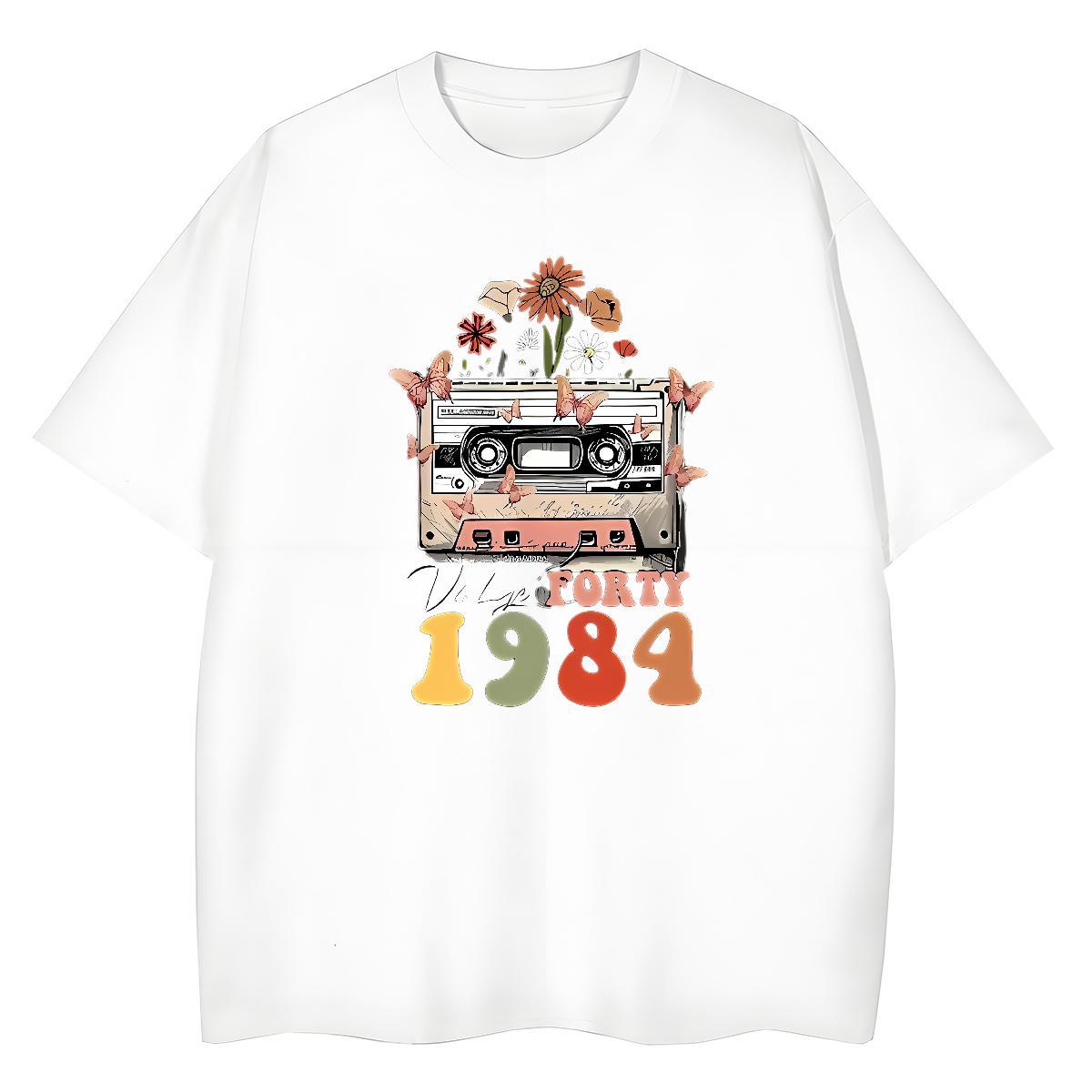 Popular Men Tees Street 230g 100% Cotton Custom Printing O-Neck Short Sleeve radio T-Shirts Free Shipping Tee Shirt