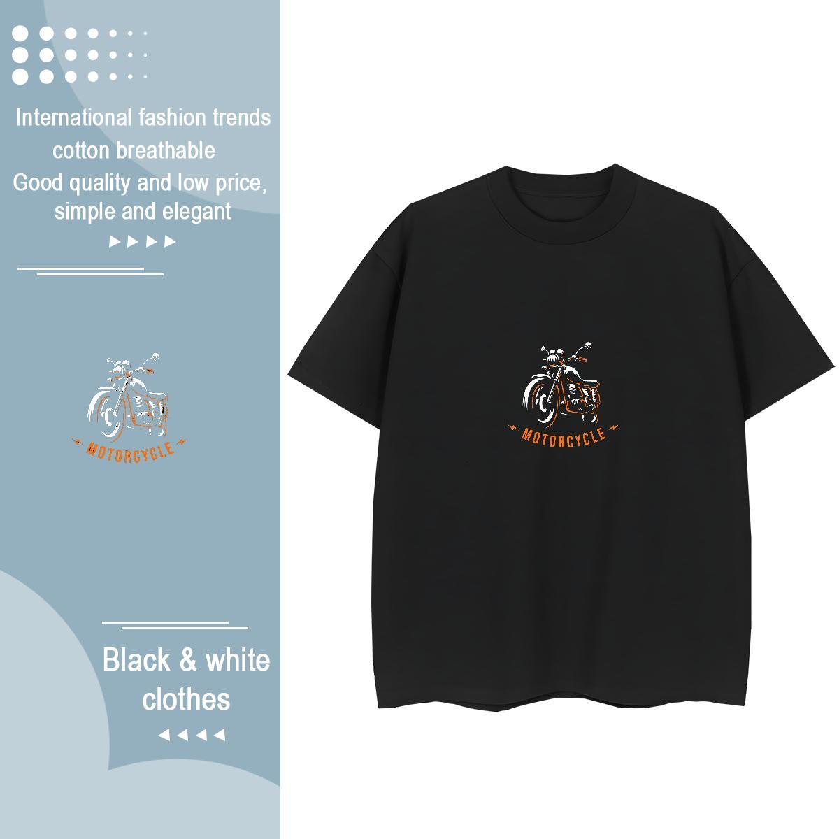 Factory Direct Woman T Shirts 100% Cotton 230g Round Neck Short Sleeve Home Outdoor Motorcycle Woman Tshirt Unisex Oversized Polos