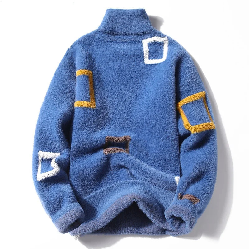 Sweaters men winter Letter pattern thick sweater men Student youth sweaters autumn Mens wool pullovers size S-3XL 240821
