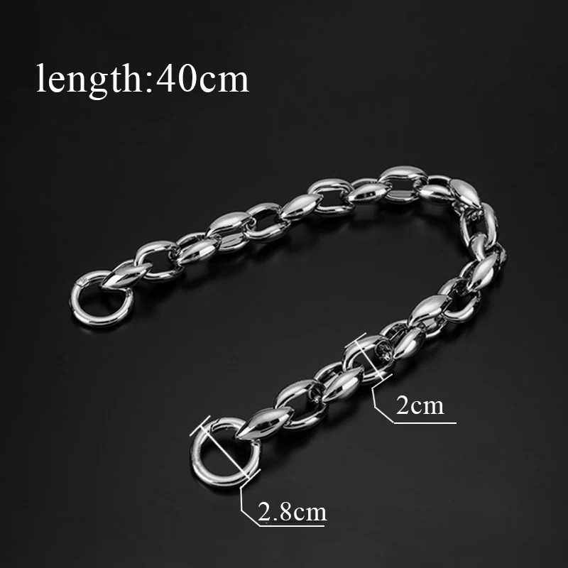 Multicolor Bag Chain Accessories Gold Womens Shoulder Bag Chain Acrylic Bag Chain Strap Crossbody Bag Parts Belt Chain for bags 240821