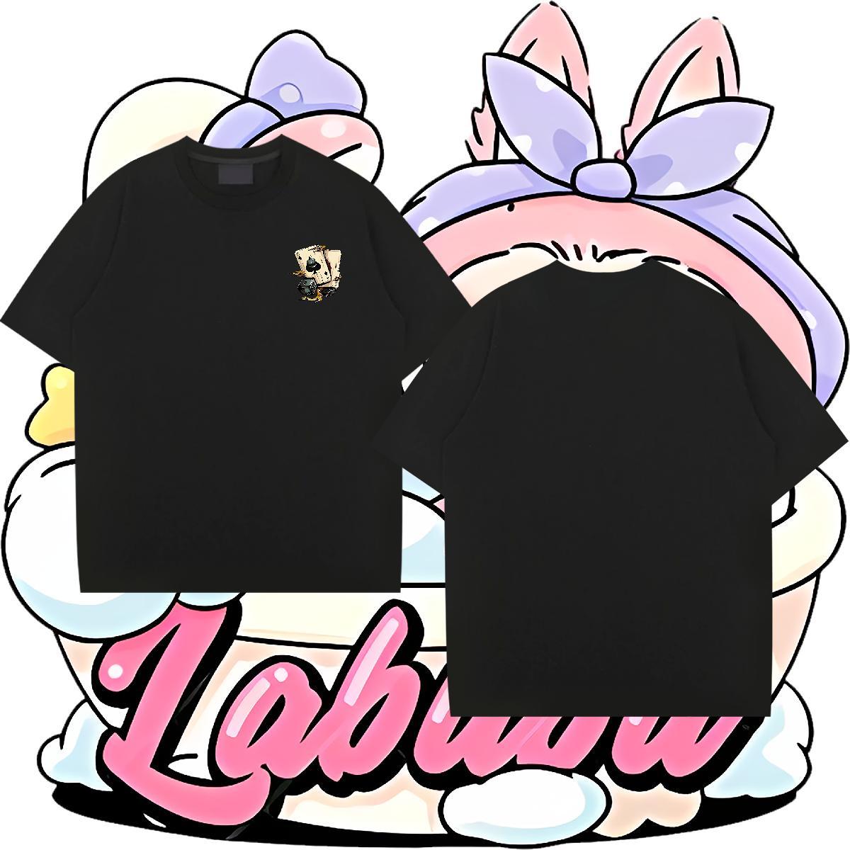 2024 Tshirts 230g Cotton Home Outdoor playing card Breathable Soft T Shirts Men Popular Plus Size Custom Clothings